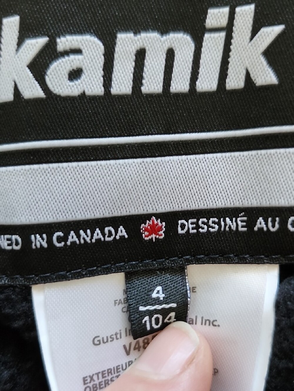 Kamik Black Kids' Snow Bibs with Branded Adjustable Suspenders | 4 - Picture 6 of 16